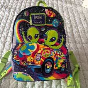 Loungefly Lisa Frank Zoomer and Zorbit backpack